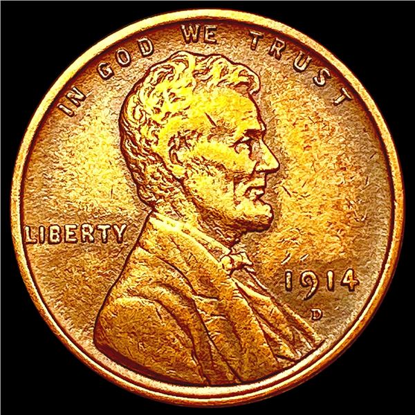 1914-D Wheat Cent CLOSELY UNCIRCULATED