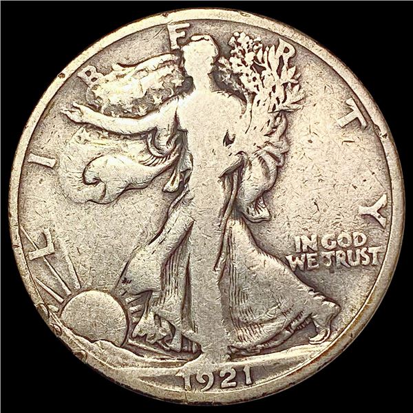 1921-D Walking Liberty Half Dollar NICELY CIRCULAT