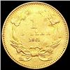 Image 2 : 1861 Rare Gold Dollar CLOSELY UNCIRCULATED