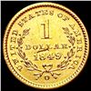 Image 2 : 1849 Rare Gold Dollar UNCIRCULATED