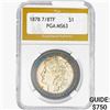 Image 1 : 1878 7/8 TF Morgan Silver Dollar PGA MS63