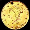 Image 1 : 1871 Round California Gold Quarter HIGH GRADE