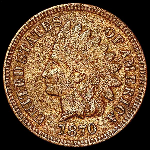 1870 Indian Head Cent CLOSELY UNCIRCULATED