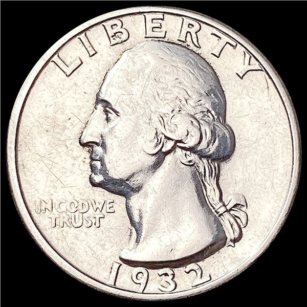 1932-D Washington Silver Quarter NEARLY UNCIRCULAT