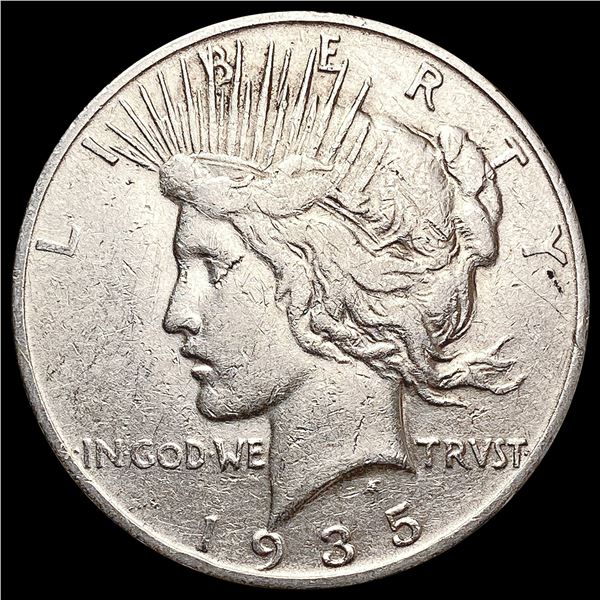 1935-S Silver Peace Dollar CLOSELY UNCIRCULATED