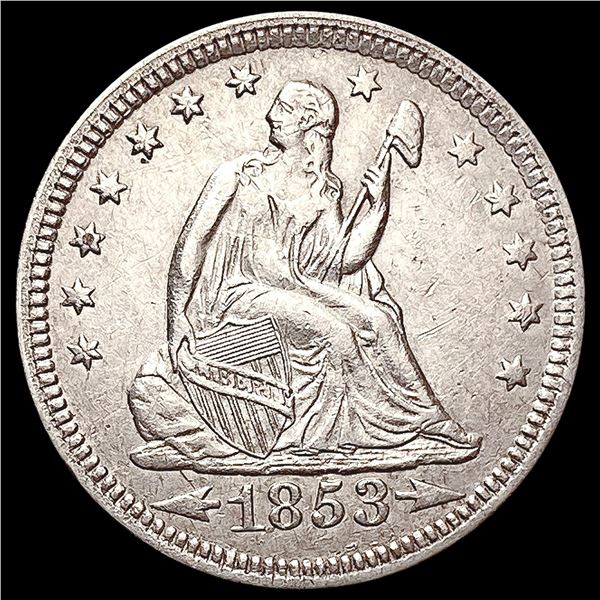 1853 Seated Liberty Quarter UNCIRCULATED