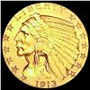 Image 1 : 1913 $5 Gold Half Eagle UNCIRCULATED