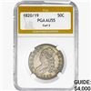 Image 1 : 1820/19 Capped Bust Half Dollar PGA AU55 CURL 2