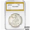 Image 1 : 1878-S Silver Trade Dollar PGA MS64