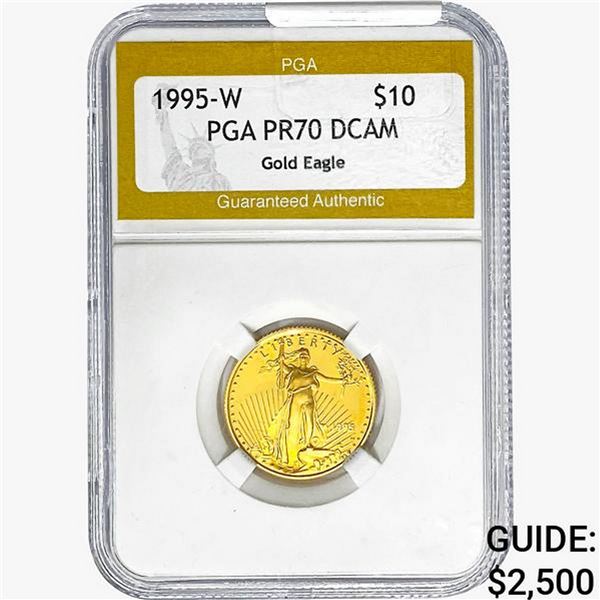 1995-W 1/4oz Gold $10 Eagle PGA PR70 DCAM