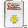 Image 1 : 2012 1/10oz Gold China 50Y NGC PF69 UC