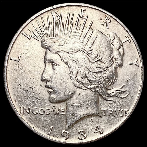 1934-D Silver Peace Dollar CLOSELY UNCIRCULATED