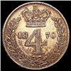 Image 2 : 1870 4 Pence CLOSELY UNCIRCULATED