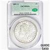 Image 1 : 1881-S Morgan Silver Dollar CAC MS64+