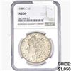 Image 1 : 1884-S Morgan Silver Dollar NGC AU50