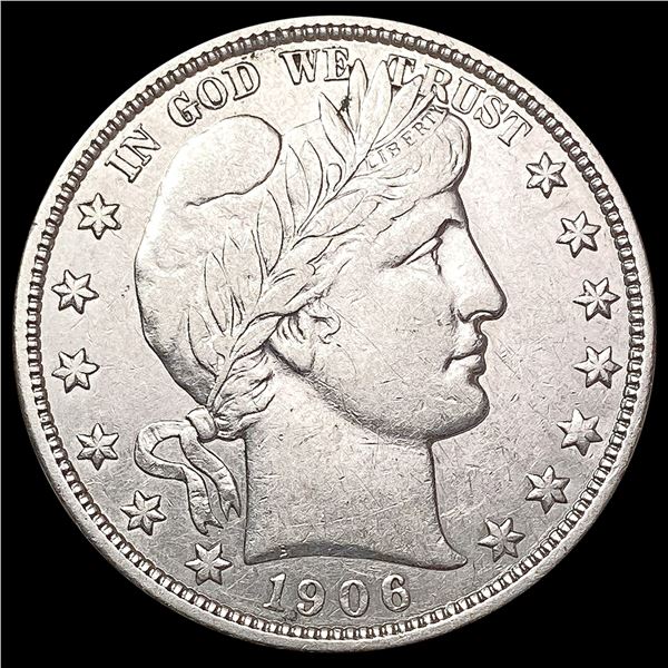 1906-D Barber Half Dollar CLOSELY UNCIRCULATED