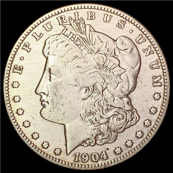 1904-S Morgan Silver Dollar NEARLY UNCIRCULATED