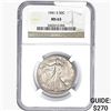 Image 1 : 1941-S Walking Liberty Half Dollar NGC MS63