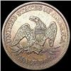 Image 2 : 1858 Seated Liberty Half Dollar CLOSELY UNCIRCULAT