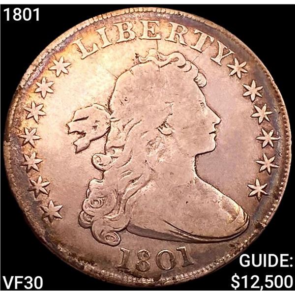 1801 Draped Bust Dollar LIGHTLY CIRCULATED