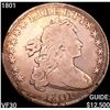 Image 1 : 1801 Draped Bust Dollar LIGHTLY CIRCULATED