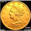 Image 1 : 1847-O $10 Gold Eagle UNCIRCULATED