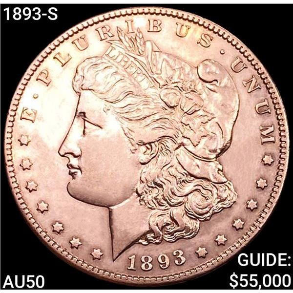 1893-S Morgan Silver Dollar CLOSELY UNCIRCULATED