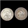 Image 2 : [2] 1820&1828 Capped Bust Dime NICELY CIRCULATED