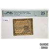 Image 1 : APRIl 3, 1772 2 SHILLINGS PA COLONIAL PMG VF-25