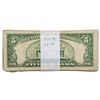 Image 2 : (100) 1934 $5 SILVER CERTIFICATES VG-VF