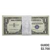 Image 1 : PACK OF (100) 1957 $1 SILVER CERTIFICATES GEM UNC