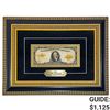 Image 1 : 1922 $10 GOLD CERTIFICATE FRAMED