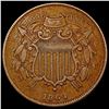 Image 1 : 1864 Small Motto Two Cent Piece CLOSELY UNCIRCULAT