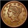 Image 1 : 1853 Braided Hair Large Cent CLOSELY UNCIRCULATED