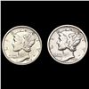 Image 1 : [2] 1918-D&1920-S Mercury Dime HIGH GRADE