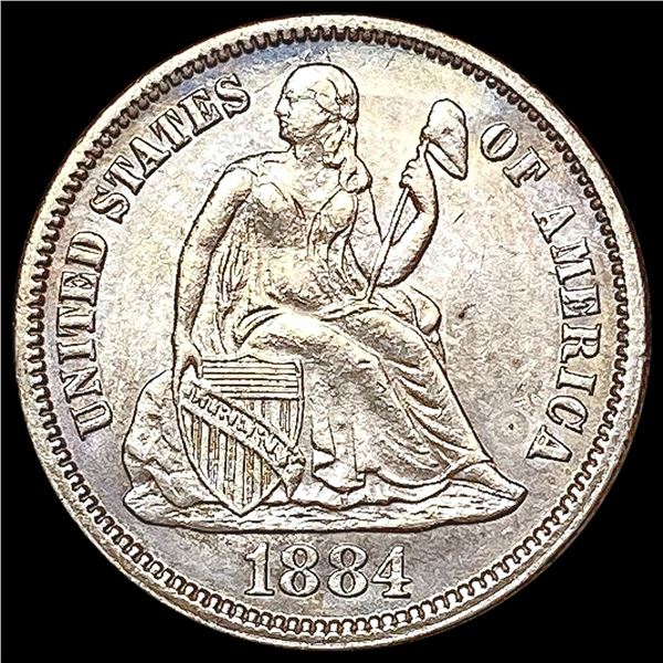 1884 Seated Liberty Dime UNCIRCULATED