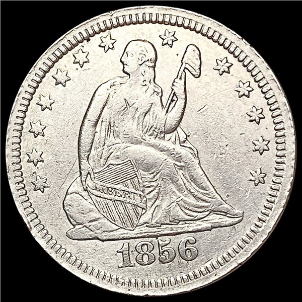1856 Seated Liberty Quarter CLOSELY UNCIRCULATED