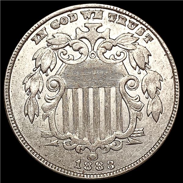 1883 Shield Nickel CLOSELY UNCIRCULATED