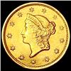 Image 1 : 1852 Rare Gold Dollar CHOICE AU