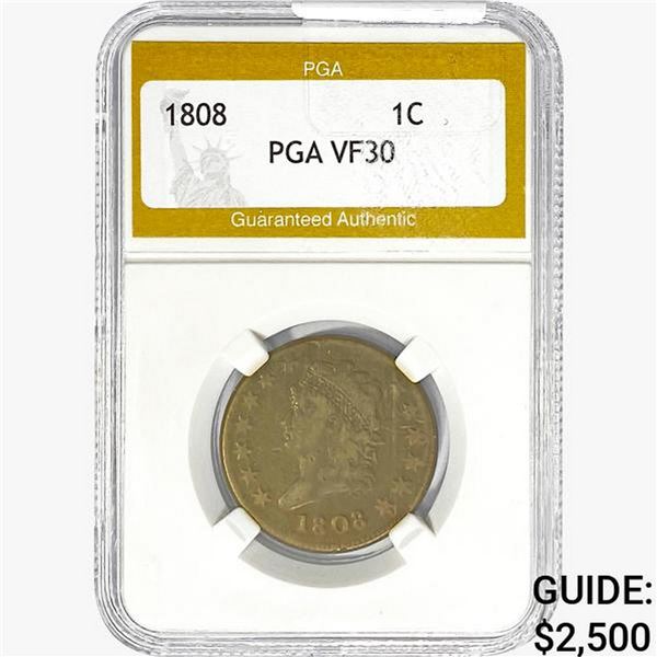 1808 Classic Head Large Cent PGA VF30