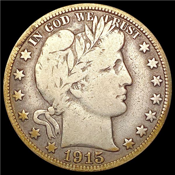 1915-S Barber Half Dollar NICELY CIRCULATED