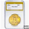 Image 1 : 1924 $20 Gold Double Eagle PGA MS64