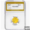 Image 1 : 1927 $2.50 Gold Quarter Eagle PGA MS65