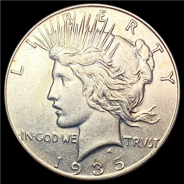 1935 Silver Peace Dollar CLOSELY UNCIRCULATED