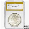 Image 1 : 1878 Morgan Silver Dollar PGA MS65+