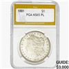 Image 1 : 1881 Morgan Silver Dollar PGA MS65 PL