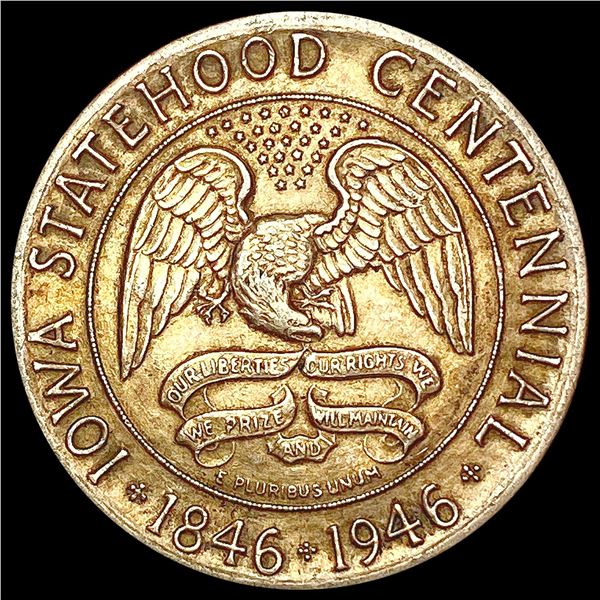 1946 Iowa Half Dollar CLOSELY UNCIRCULATED