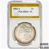 Image 1 : 1902-S Morgan Silver Dollar PGA MS63+ PL