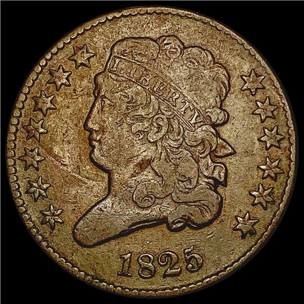 1825 Classic Head Half Cent NICELY CIRCULATED