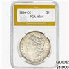 Image 1 : 1884-CC Morgan Silver Dollar PGA MS64